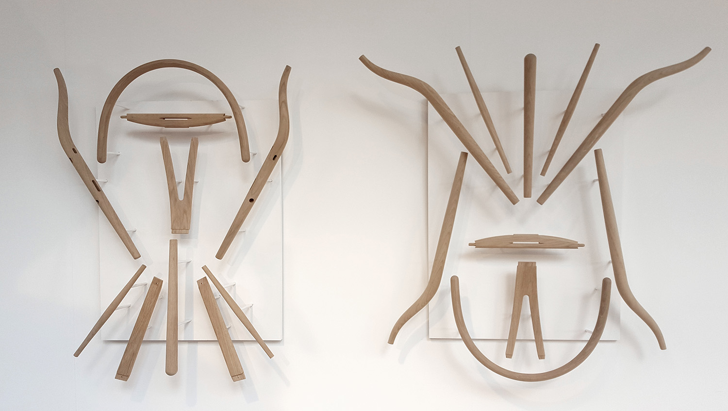 INTERIOR, Hans Wegner chair sculptures.