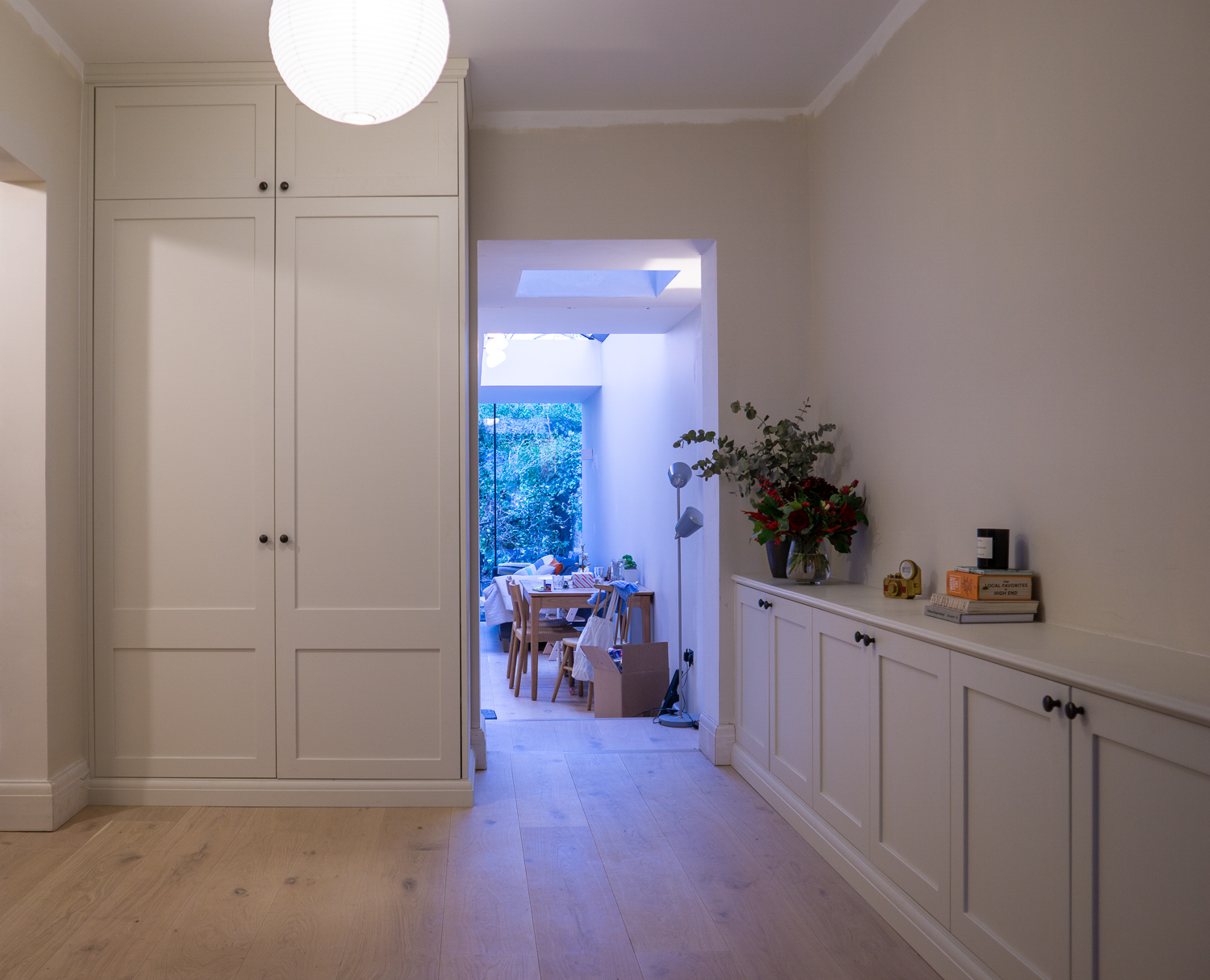 TENNYSON ROAD, Lounge storage with oversize built in wardrobe
